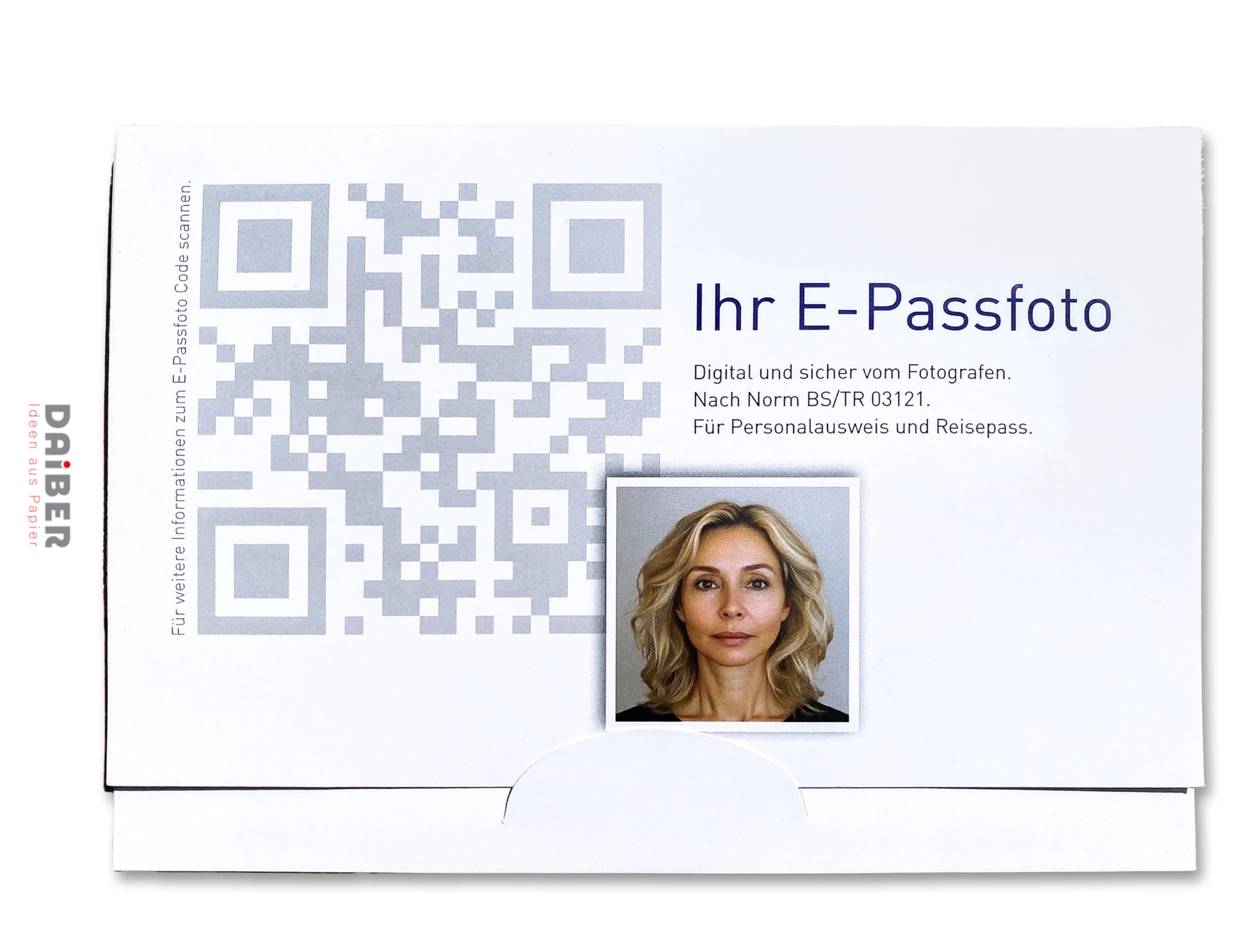 Passbildmappe E-Pass-PORTRAIT